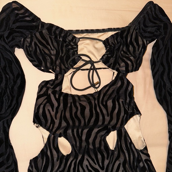 OUTCAST CLOTHING: Eden mini dress black - Picture 5 of 5